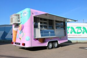 Торговый прицеп «Купава» 822000 (компл. 813290-2001 скругленный)